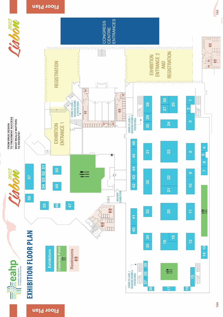 27th EAHP Congress - Exhibition Floorplan
